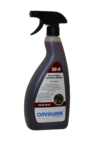 Omniwash SD-9 Fırın Ve Izgara Temizleme Maddesi 750 ML
