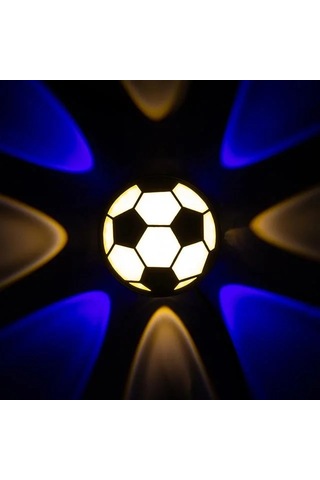 Powermaster Pm-24457 Gün Işığı - Mavi Futbol Topu Dekoratif Led Duvar Aplik