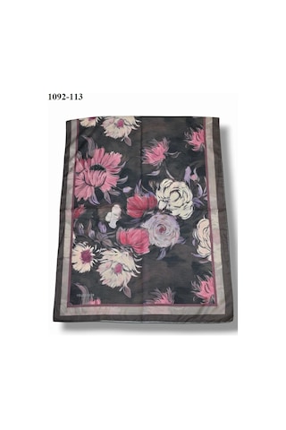 Velscarfs Soft Pamuk Şal Kahverengi 1092-113 Çok Renkli