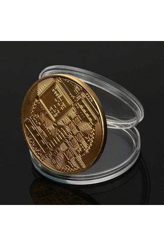 Buffer Bitcoin Madeni Hatıra Parası Madeni Bitcoin Hediye Sikke Para Diğer