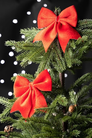 Karaca Home New Year Yılbaşı Ribbon Kırmızı Ağaç Kurdelesi 12x13 153.09.01.1779