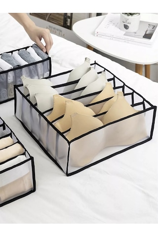 Myston House İç Çamaşırı Ve Çoraplar İçin Organizatör Seti 194597157 Beyaz