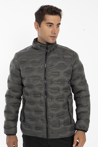 Crozwise Erkek Dolumlu Kışlık Spor Outdoor Mont Haki