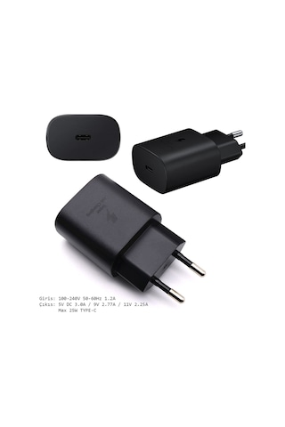 Samsung A25 5g Uyumlu Şarj Aleti Hızlı Type-c 25w Pd Şarj Aleti