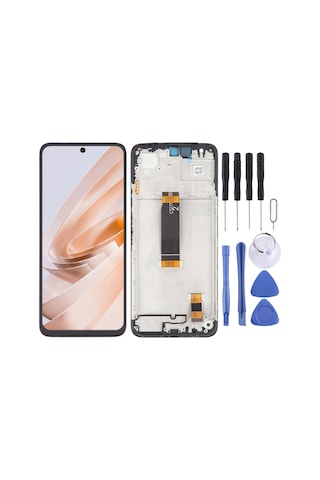 Xiaomi Poco M6 Plus İçin Lcd Ekran Sayısallaştırıcı Çerçeve İle Tam Montaj