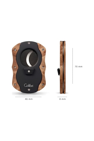 Colibri Wood S-cut Light Burl - Siyah Puro Makası Kesici