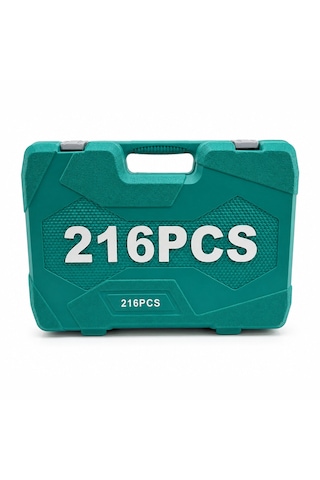 216pcs Lokma Seti Lokma - Soket - Bits Adaptör - 3ad.cırcır Kolu Plastik Çantalı 5492