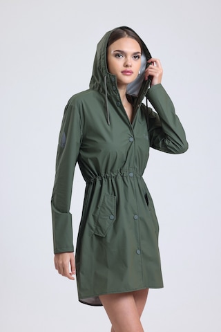 T Rain Pu Raincoat Xxl Beden Haki Erkek Yağmurluk Haki