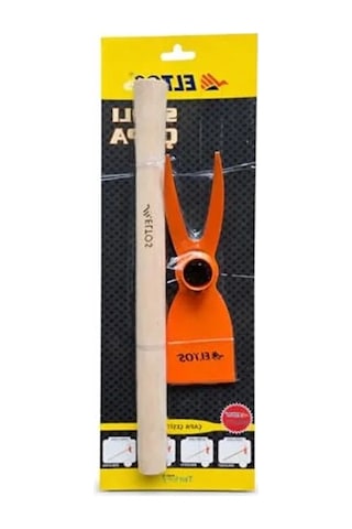 Dayanıklı Metal Saplı Bahçe Çapası, Ergonomik Ahşap Sap, Toprak Havalandırma Aracı