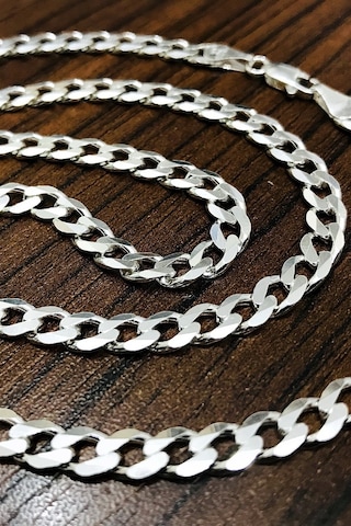 Takı Dükkanı Gümüş Gurmet Erkek Kolye Zincir Kalın 60 CM 29 G Msn16 (296366904)