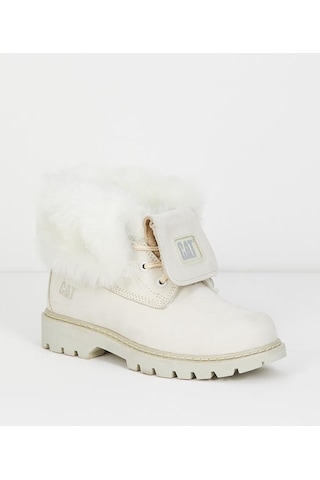 Caterpillar Utah Fur Beige Nubuk Kadın Bot Bej