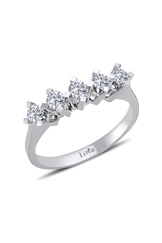 Lova G Renk 0,50 Karat Pırlanta Beştaş Yüzük - 1050188