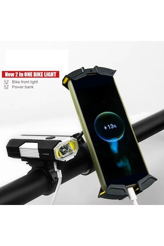 Schulzz 700 Lümen 3xt6 Led Usb İle Şarj Edilebilir Bisiklet Farı