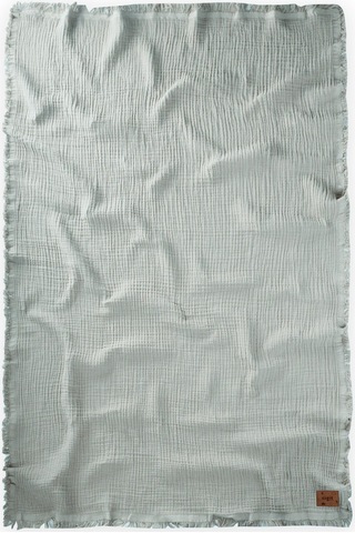 Müslin Dört Kat Yatak Örtüsü 200x220 Cm Mint Yeşili