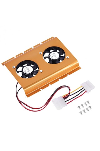 4222 Çiftli Hdd Harici Disk Kasa I Çi Soğutucu Fanı