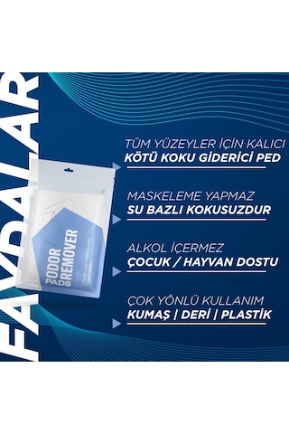 Gyeon Q²M OdorRemover Pads Kötü Koku Giderici Ped 4'lü Paket