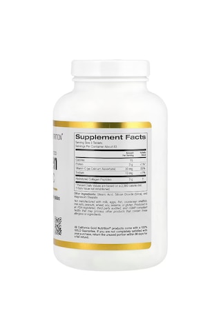 California Gold Nutrition, Hydrolyzed Collagen Kolajen + Vitami