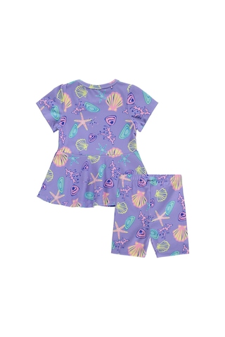 Civil Baby Deniz Kabuğu Baskılı 6-18 Ay Mayo - Lila