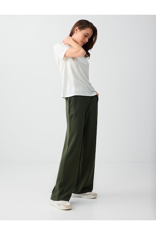 Jimmy Key Haki Beli Lastikli Normal Paça Normal Bel Modal Pantolon 6sw187055312