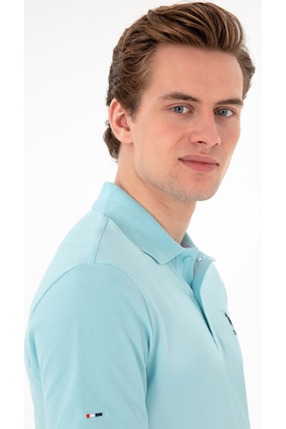 U.S. Polo Assn. Erkek Slim Fit Polo Yaka Aqua Basic Tişört 50298011-VR007
