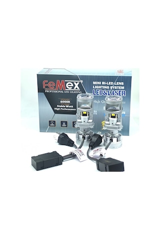 Femex Pro H4 Mini Bi-led 50w Kendinden Mercekli