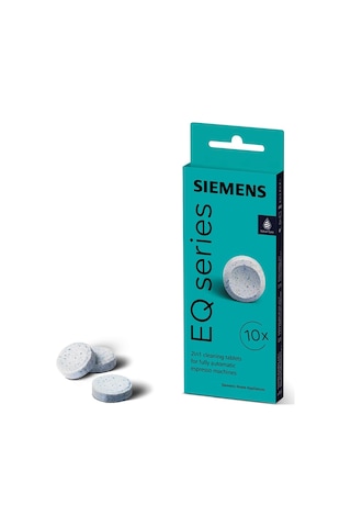 Siemens Tz80001a Temizleme Tabletleri, 10 Adet, Kahve Yağı Kalınt