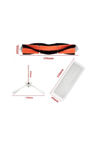 Xiaomi Mi Vacuum Mop 2 Pro Mjst1s/mjst1shw Uyumlu Robot Süpürge Fırça Filtre Seti