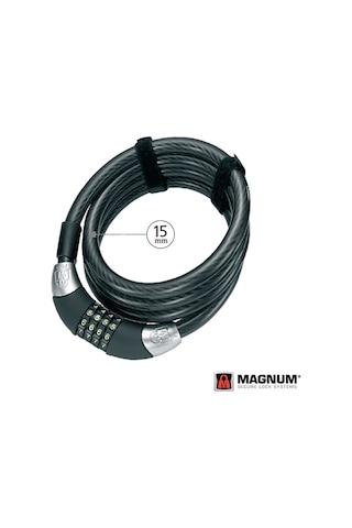 Magnum 3042 Şifreli Bisiklet Kilidi 15x1850mm Klt-202