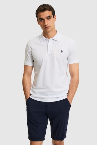 U.s. Polo Assn. Erkek Beyaz Tişört Basic 50322347-vr013