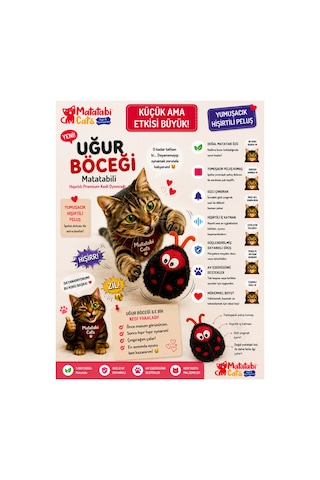 Uğur Böceği Hışırtılı,çıngıraklı,matatabi Li,pelüş Oyuncak