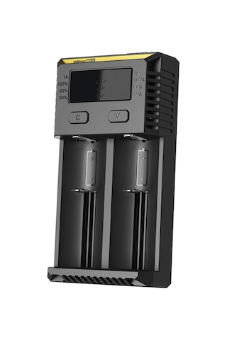 Nitecore New i2 Pil Dolum Kiti (intellicharger) Siyah