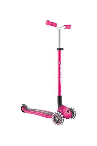 Globber Master Işıklı Katlanabilir Scooter - Fuşya Fuşya