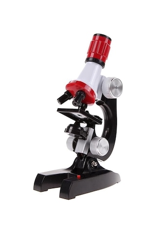 Triline Eğitici  Mikroskop Kiti Zoom Led Işıklı 100x 400x 1200x