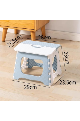 Crosswing Ev Katlanır Tabure-mavi Mavi