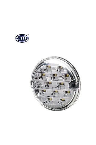 Hella 12v-24v Geri Vites Lambası Yuvarlak Beyaz 17 Ledli 95 Mm