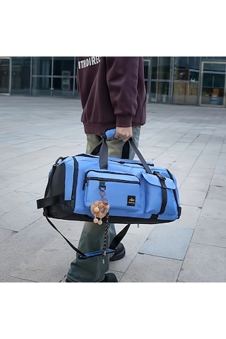 Sandwich Unisex Vintage Oxford Spor Sırt Çantası Tavuskuşu Yeşili Kolye Uçluksuz Tavuskuşu Yeşil