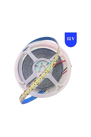 12 Volt 2835 Smd 240 Led 10mm 6500k Beyaz Işık İç Mekan 5 Metre Şerit Led 5 METRE