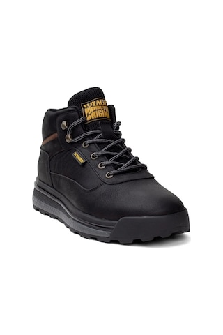 Voyager 6973 Mr Erkek Siyah Nubuk Deri Bot Siyah