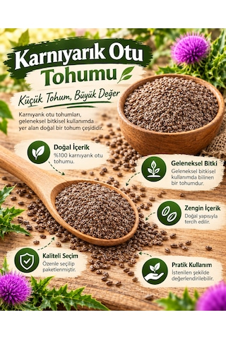 Karnıyarık Otu Tohumu 250 Gr Doğal Psyllium Tohumu Plantago Ovata