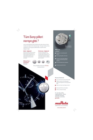 (murata) 337 Sr416sw Saat Pili 10'lu (1 Kutu)