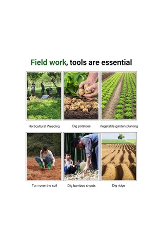 Xindoker "4 Dişli Çelik Yabani Ot Temizleme Aleti - Bahçe Ve Tarım İçin Dayanıklı Çapa Ve Kazma Aracı"