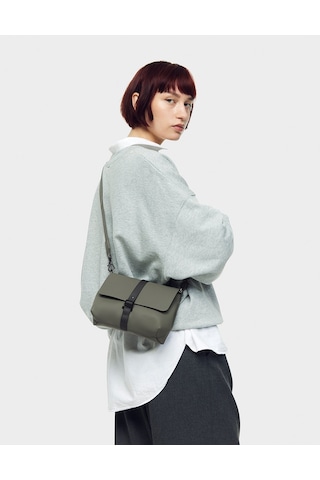 Gaston Luga Spläsh Crossbody Bag - Olive Yeşil