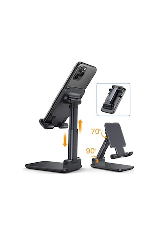 Pratik Katlanabilir Masaüstü Telefon Tutucu Stand Cm-157