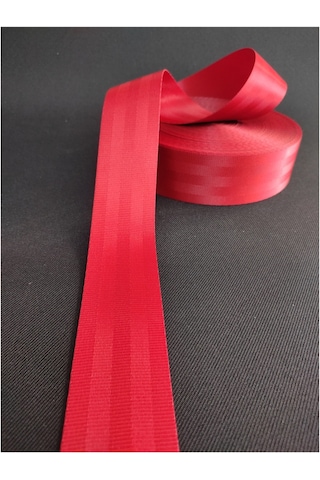 Renkli Emniyet Kemeri Kolonlu 6 Metre 2 Kemer İçin Kan Kırmızı