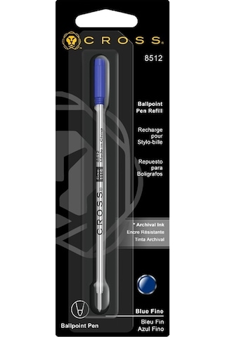 Cross 8512 Tükenmez Kalem Yedeği Mavi Fine