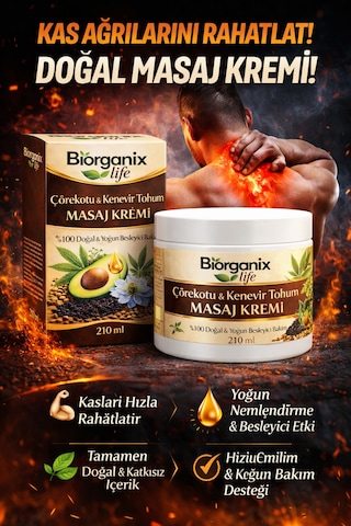 Life Çörekotu & Masaj Kremi 210 Ml Yoğun Rahatlatıcı