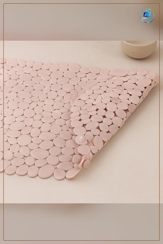 Banyo Paspası Vantuzlu Kaydırmaz 34x68 Cm Duş Küvet Pvc Yumuşak S çok renkli