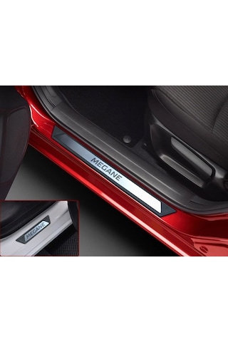 Renault Megane 3 Krom Kapı Eşik Koruması 2009-2012 4 Parça Kgagesık00148