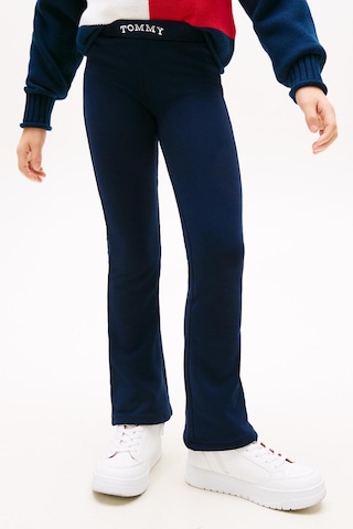 Tommy Hilfiger Kız Çocuk Tommy Foil Flare Tayt - Lacivert Dark Night Navy