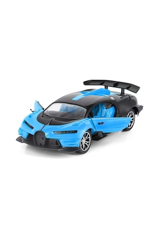 Galtoys 1:12 F/f Şarjlı Kapısı Açılan Mavi Bug. Coupe H338-18-b